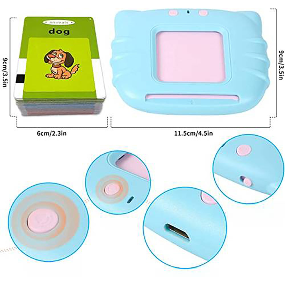 Audible Flash Cards Machine Learning Toy - USB Rechargeable