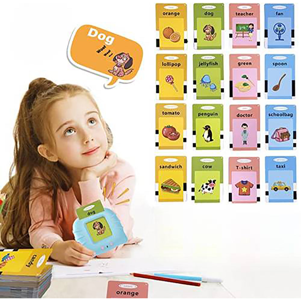 Audible Flash Cards Machine Learning Toy - USB Rechargeable
