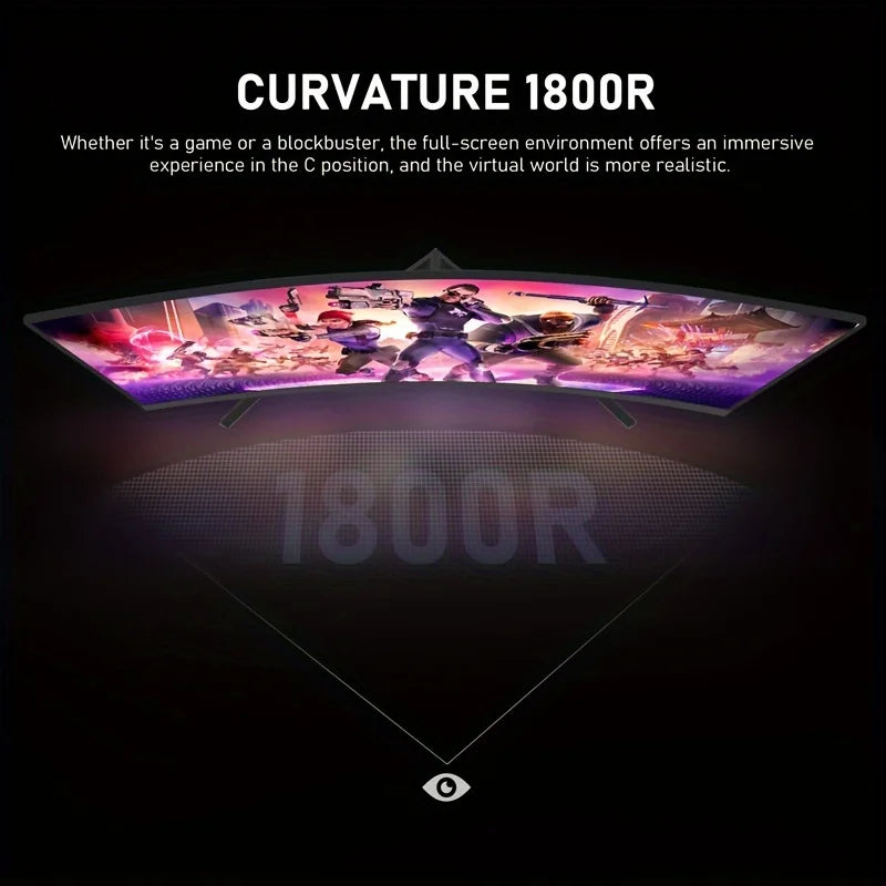 32-inch Ultra-Wide Curved Gaming Computer Monitor