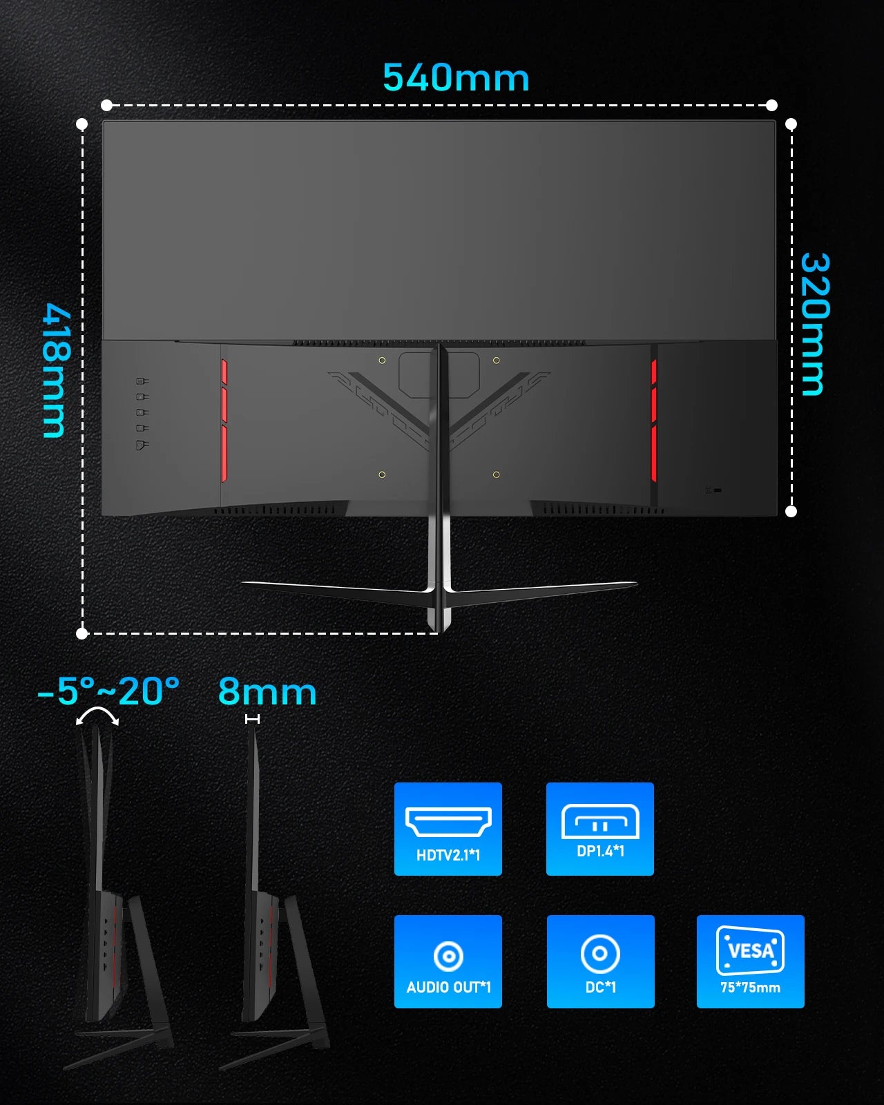 24Inch 180Hz Gaming Monitor LCD