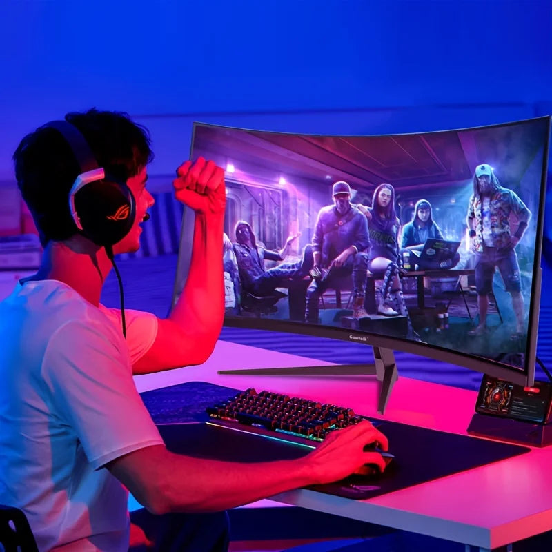 32-inch Ultra-Wide Curved Gaming Computer Monitor