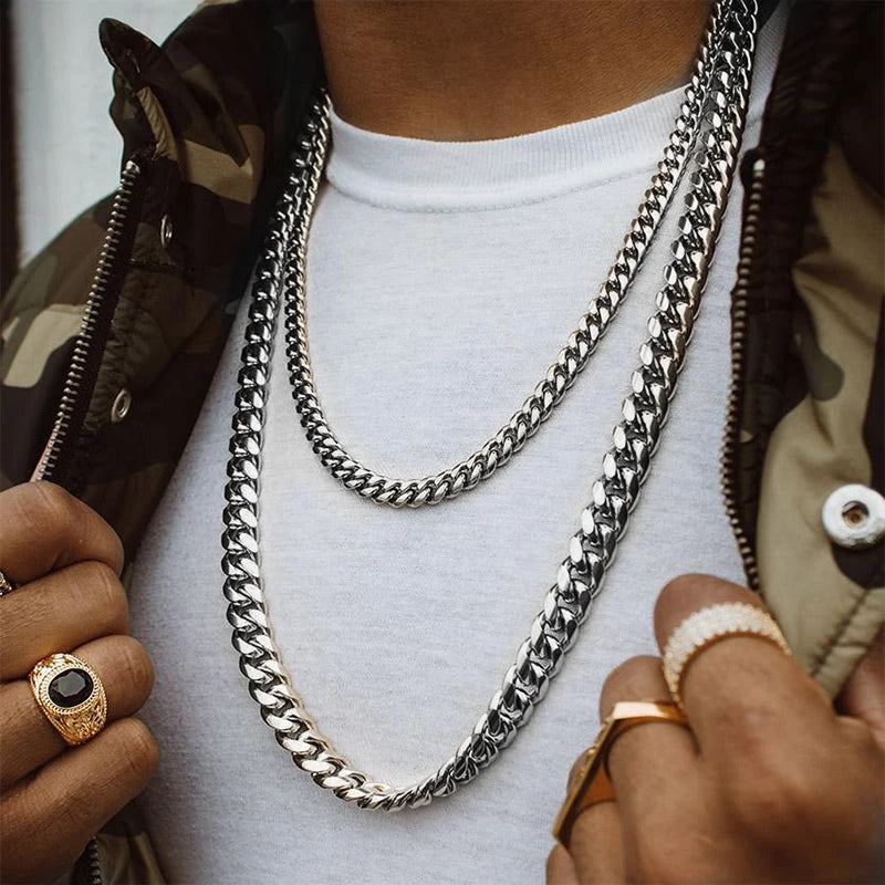 Cuban Link Chains Chokers Necklace For Men