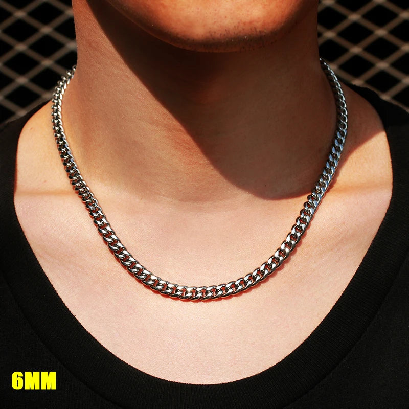 Cuban Link Chains Chokers Necklace For Men