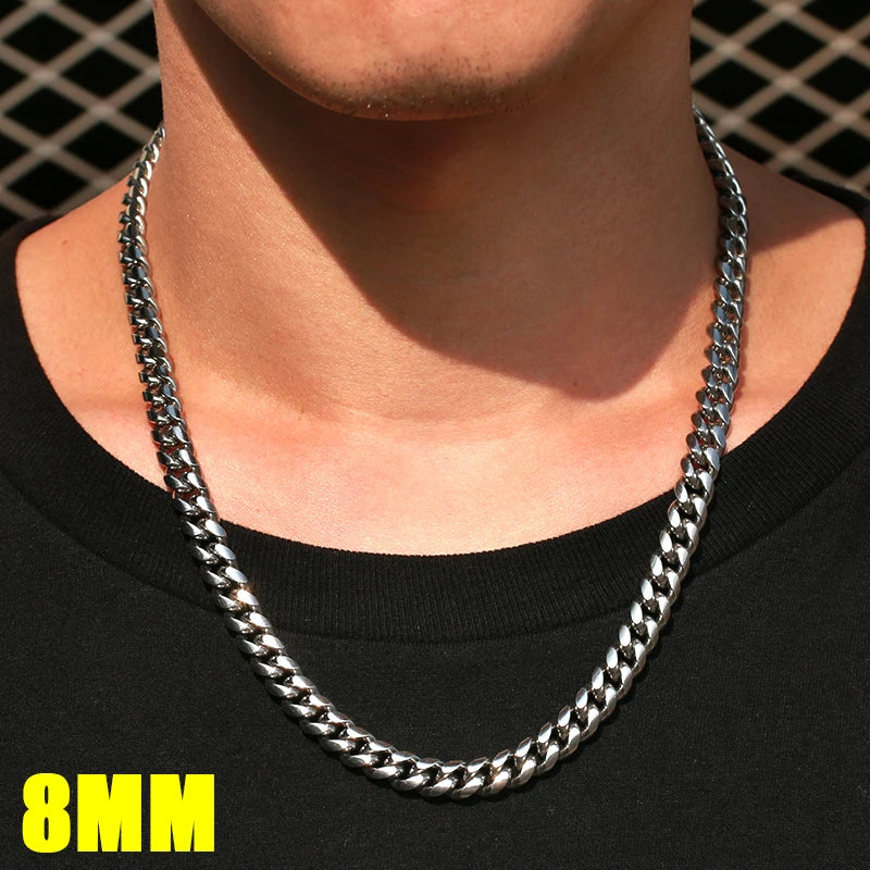 Cuban Link Chains Chokers Necklace For Men