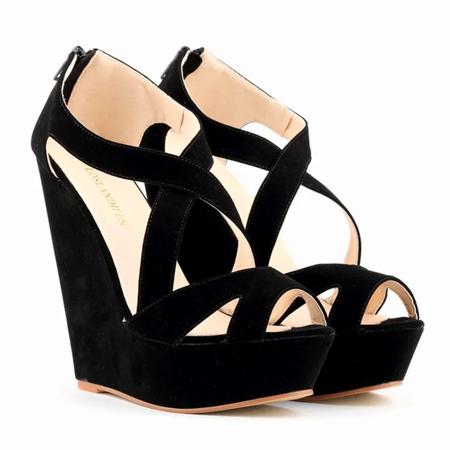 Cross Cut-Outs Women's Sandals
