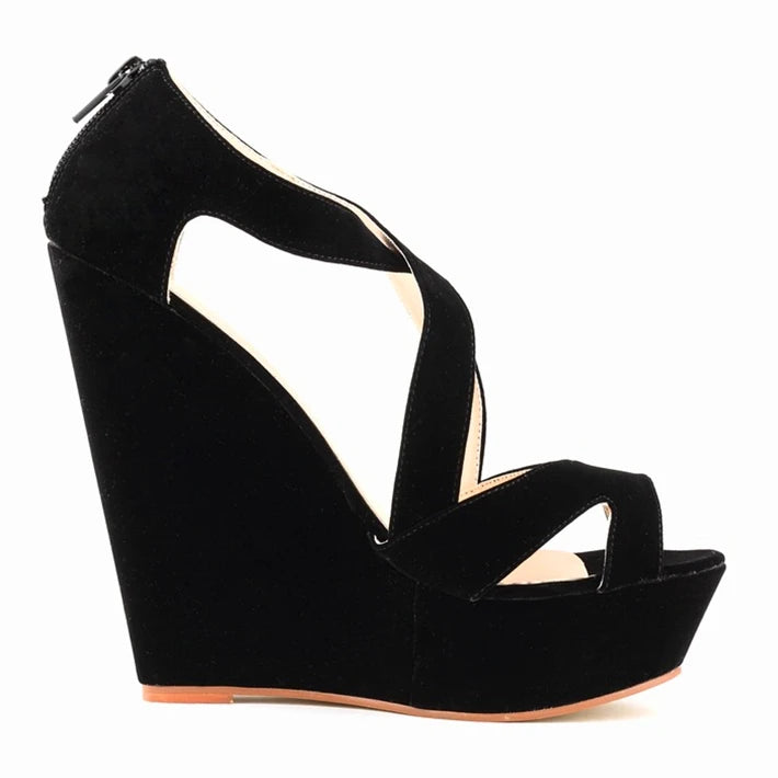 Cross Cut-Outs Women's Sandals
