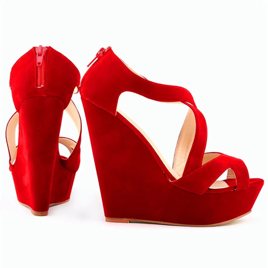 Cross Cut-Outs Women's Sandals