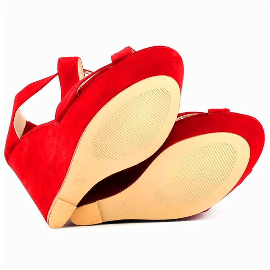 Cross Cut-Outs Women's Sandals