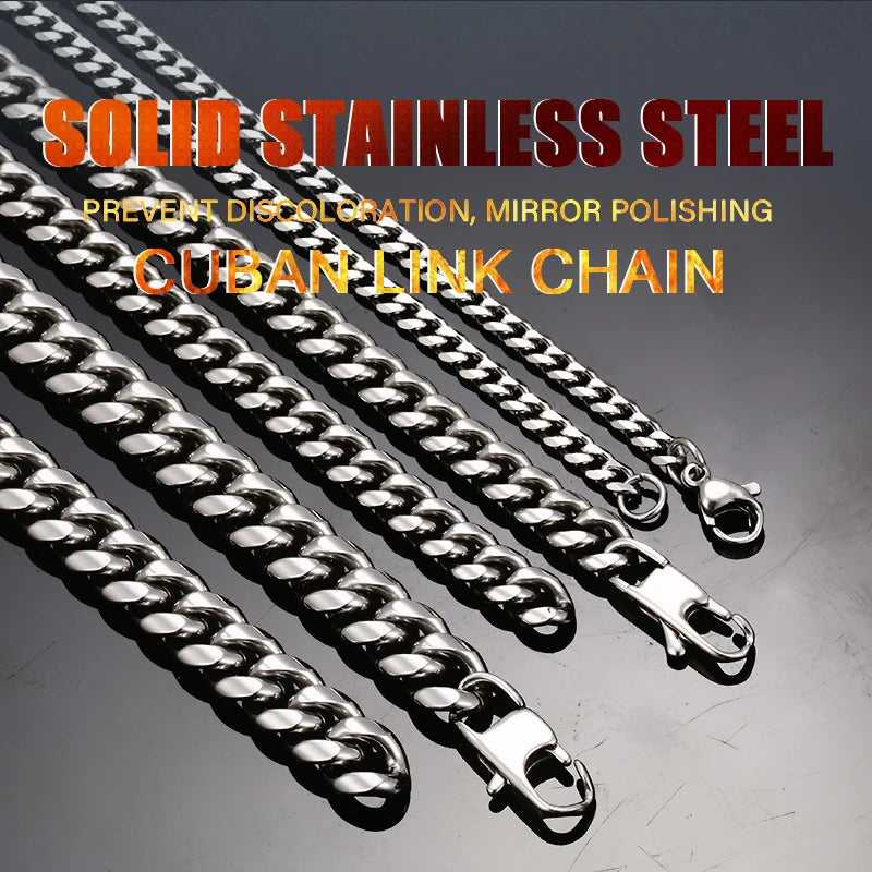 Cuban Link Chains Chokers Necklace For Men