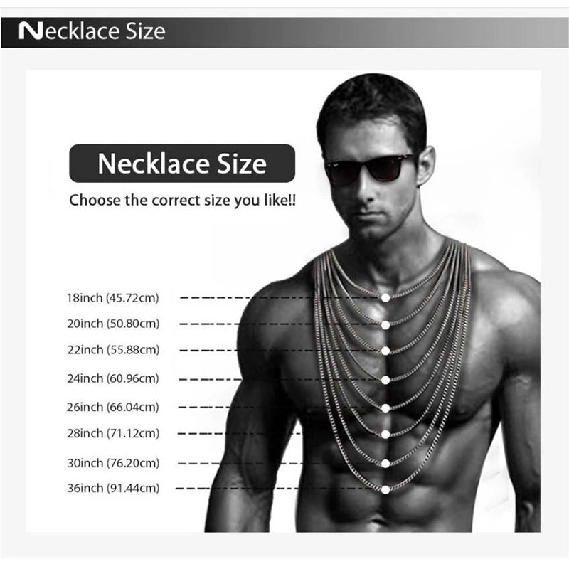 Cuban Link Chains Chokers Necklace For Men