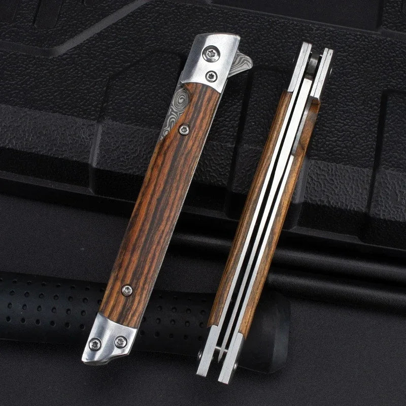 Wood Handle Folding Knife
