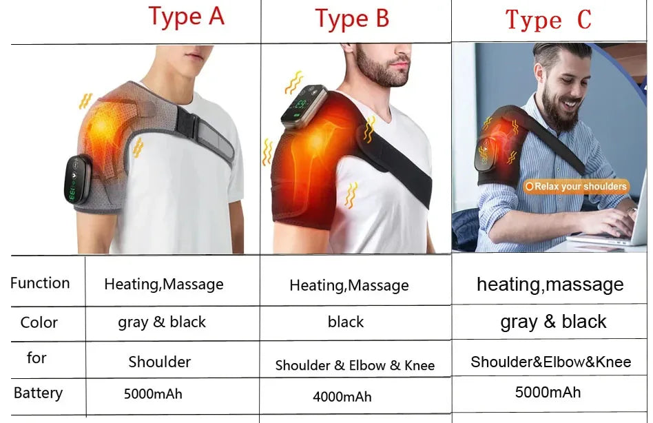 Heating Arm Shoulder Massage Belt
