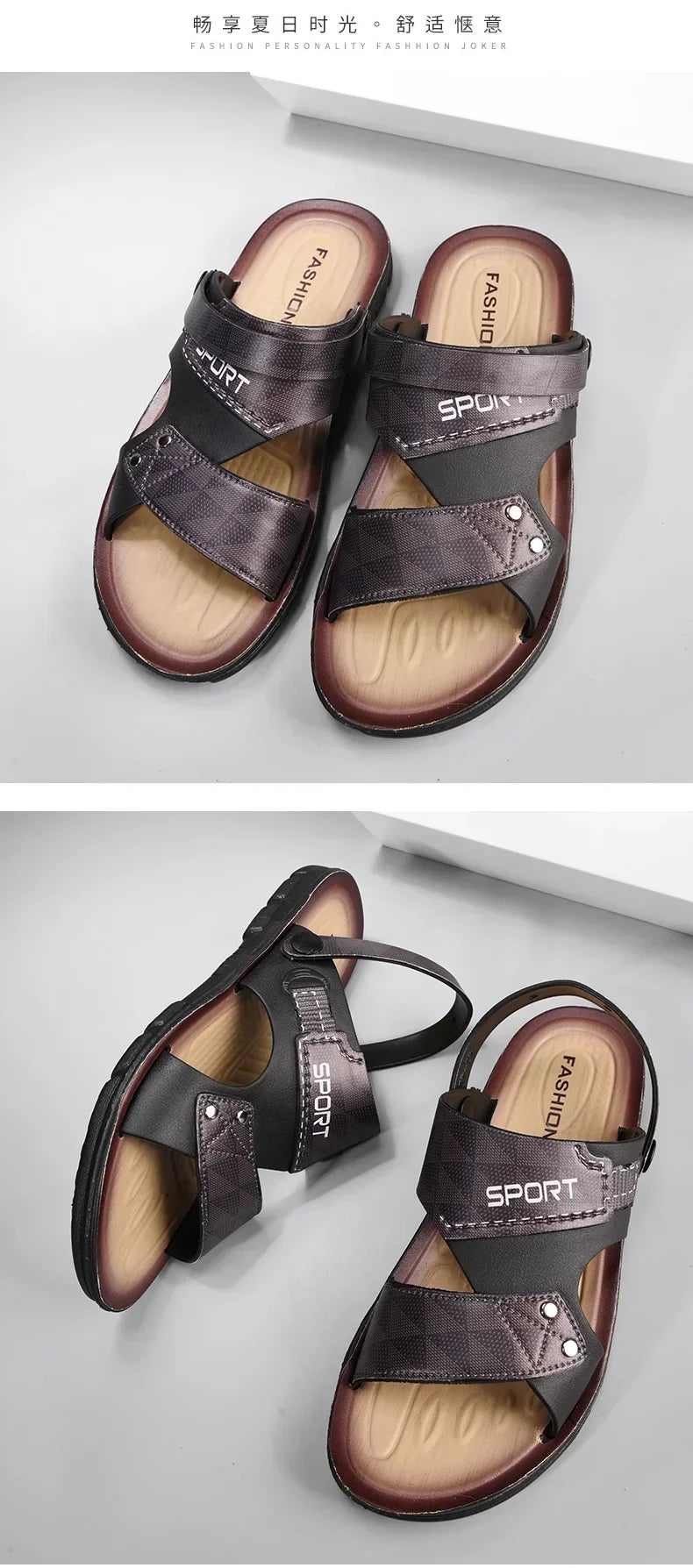 Luxury Slippers for Men Cheap Shoes