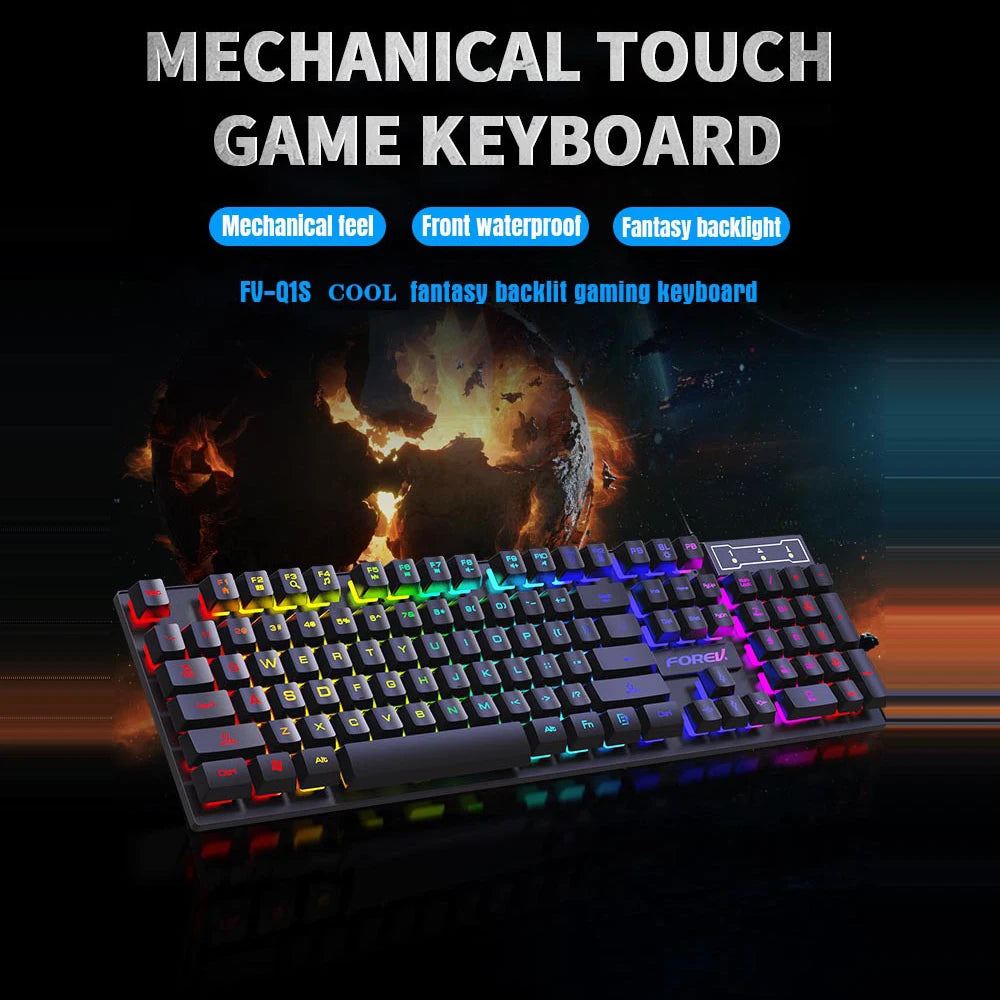 104 Keys Wired Gaming Keyboard
