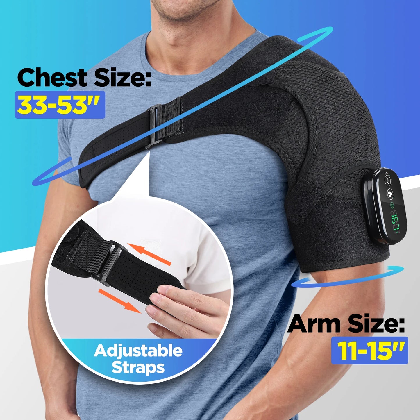 Heating Arm Shoulder Massage Belt