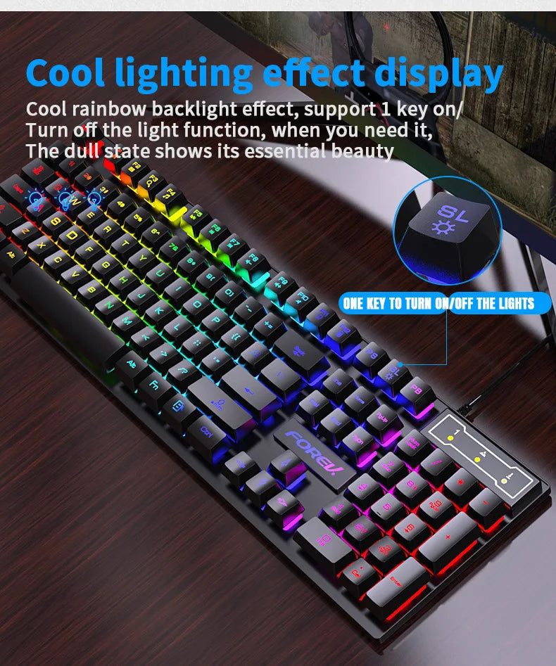 104 Keys Wired Gaming Keyboard