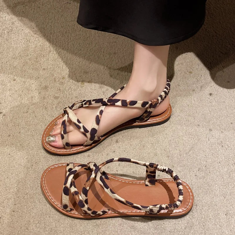 Flats Leopard Women's Cozy Casual Shoes