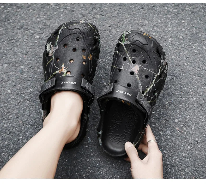 Men's Garden Platform Sandals Slippers