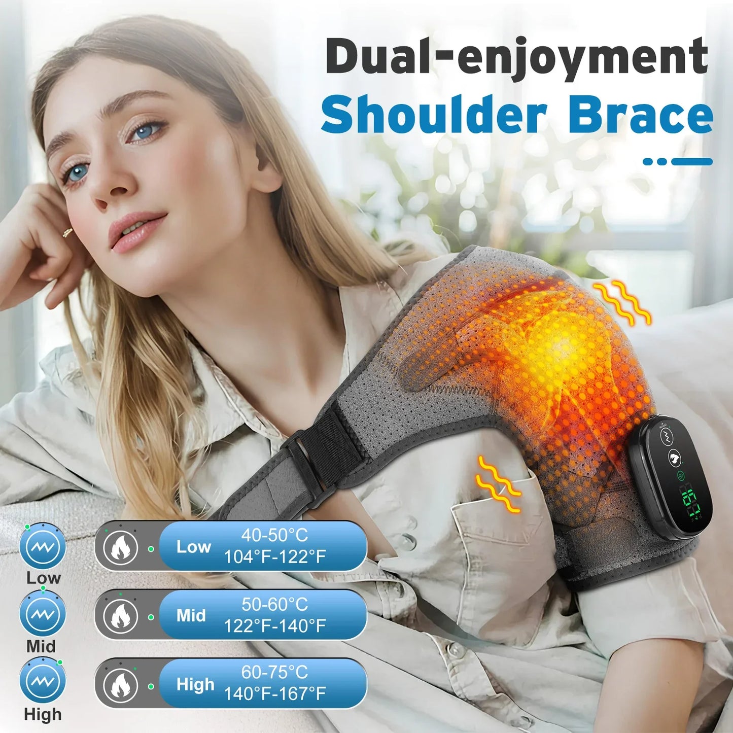 Heating Arm Shoulder Massage Belt