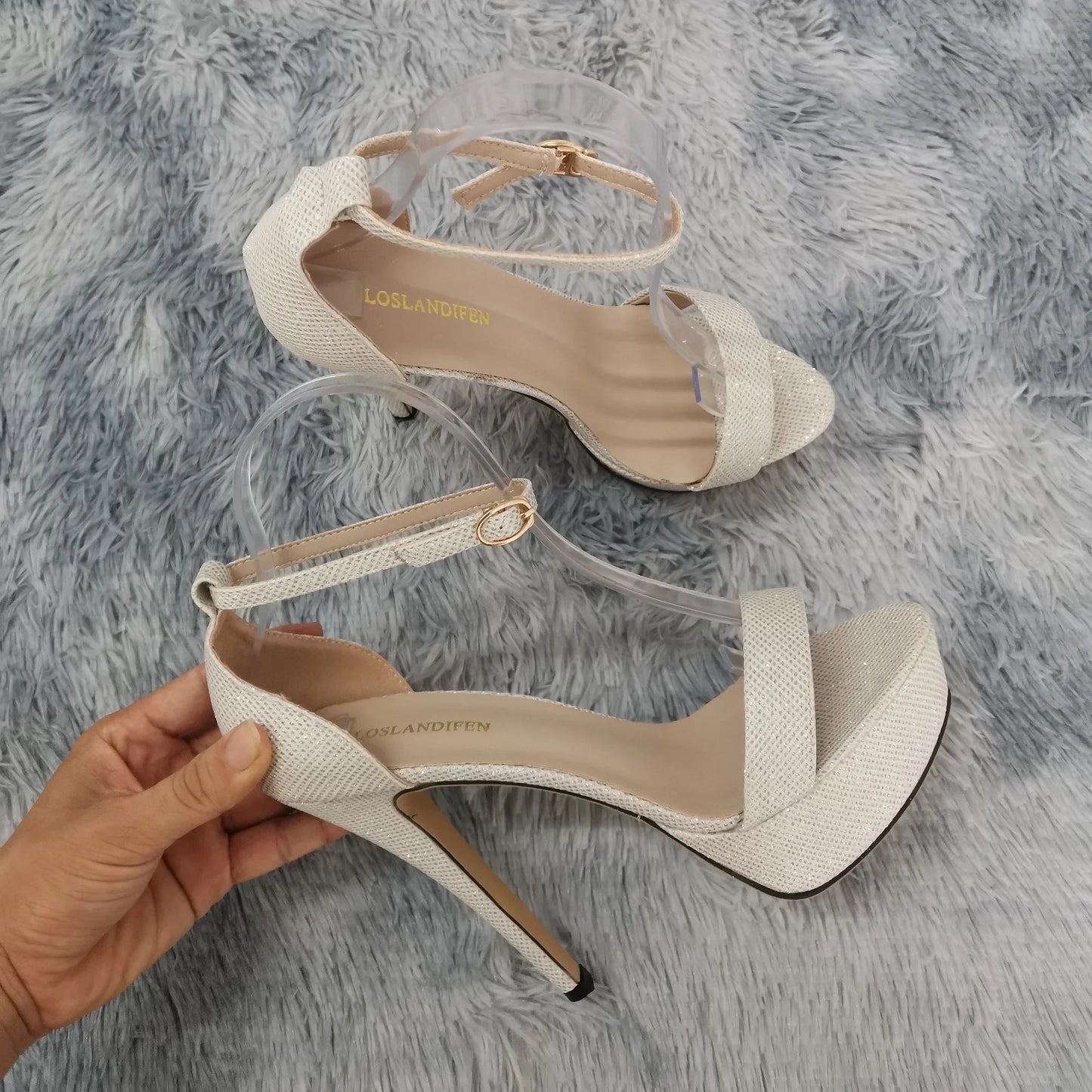 Supper Flash High Heels Patent Women's Sandals