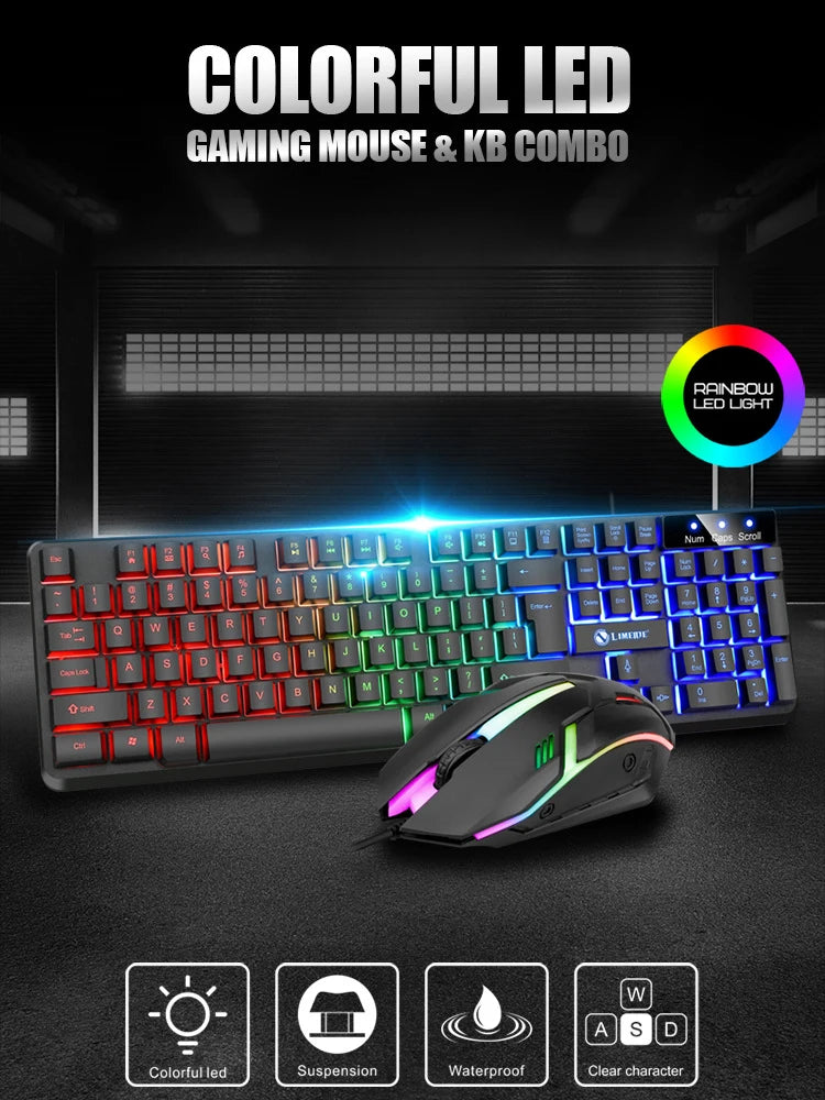 Illuminated keyboard & Mouse