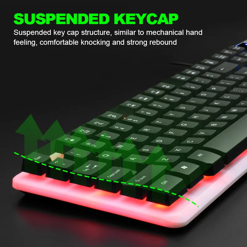 Illuminated keyboard & Mouse