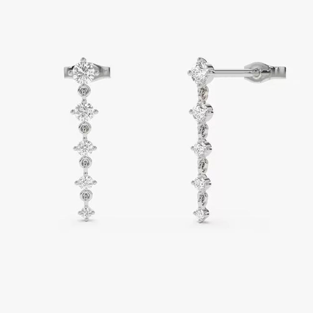 Dainty Gold Drop Earrings for Women