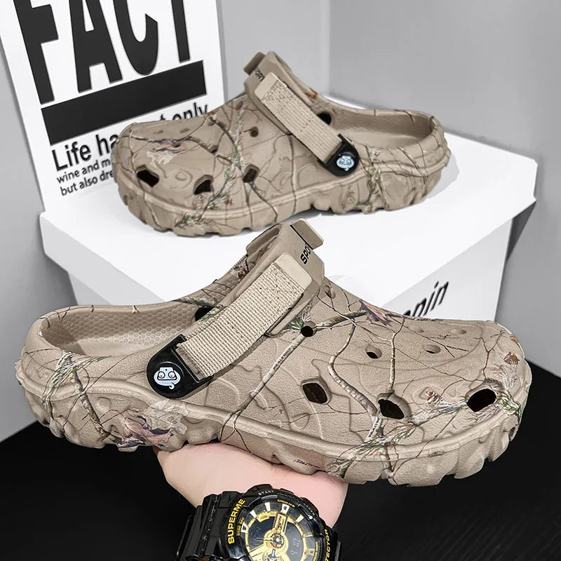 Men's Garden Platform Sandals Slippers