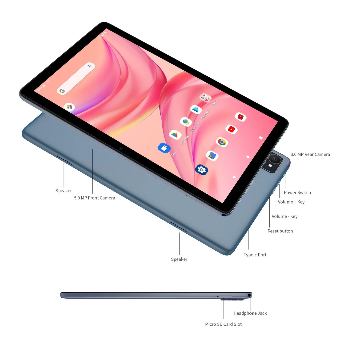 Android 14 Dual SIM Tablet