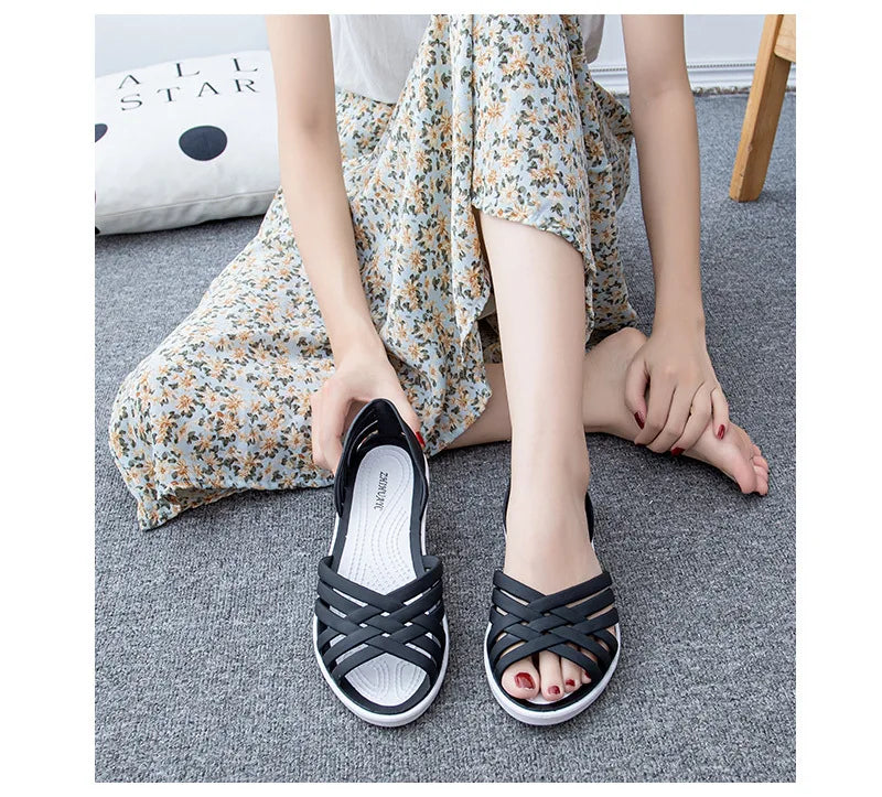 Women's Summer Hollow Outerwear Beach Shoes