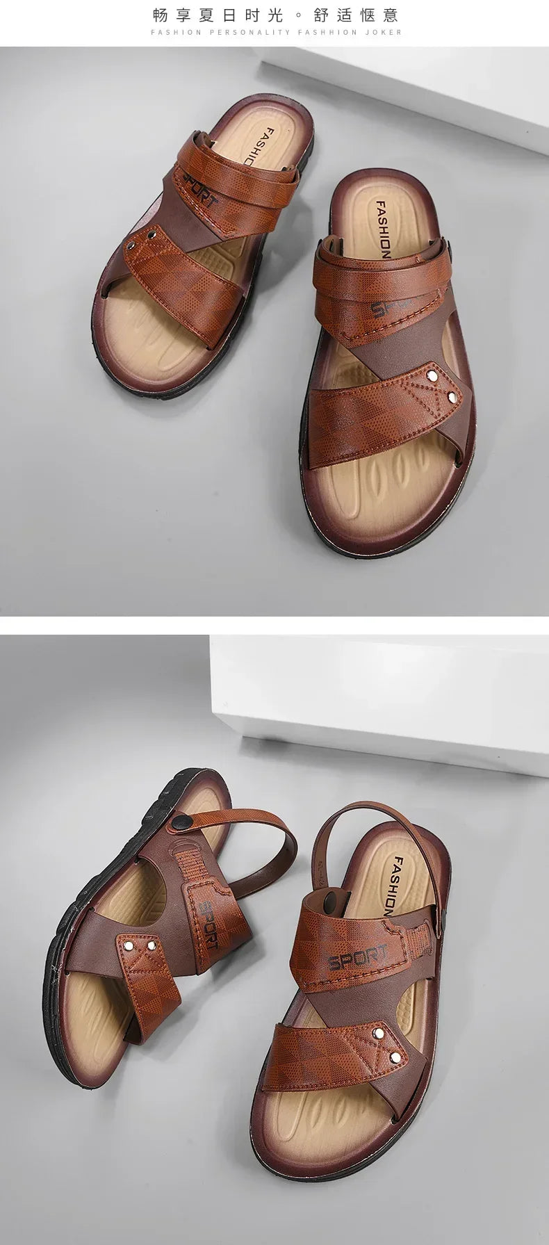 Luxury Slippers for Men Cheap Shoes