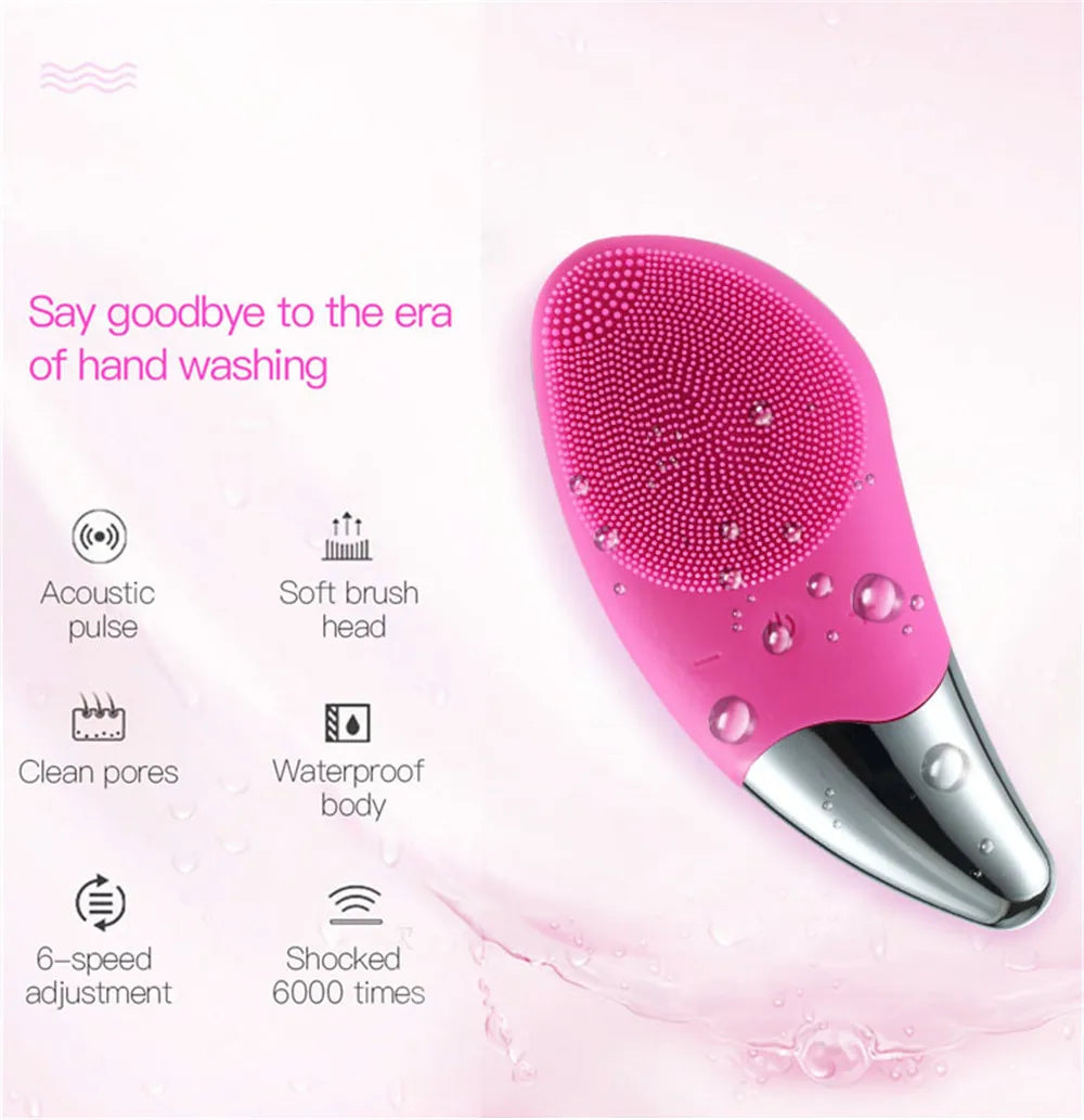 Waterproof Facial Cleansing Brush