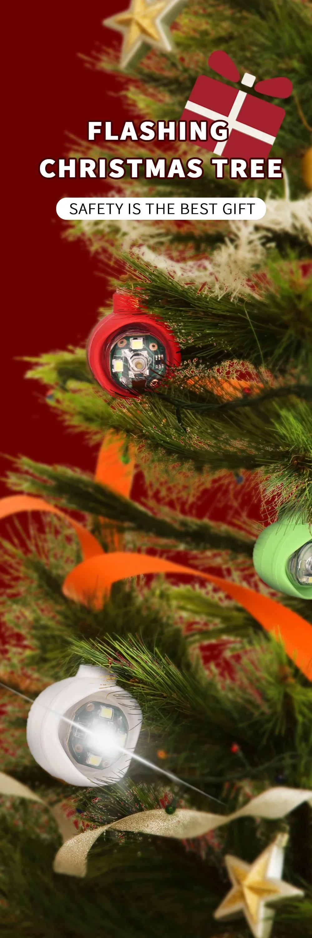2Pcs/Set LED Shoe Light