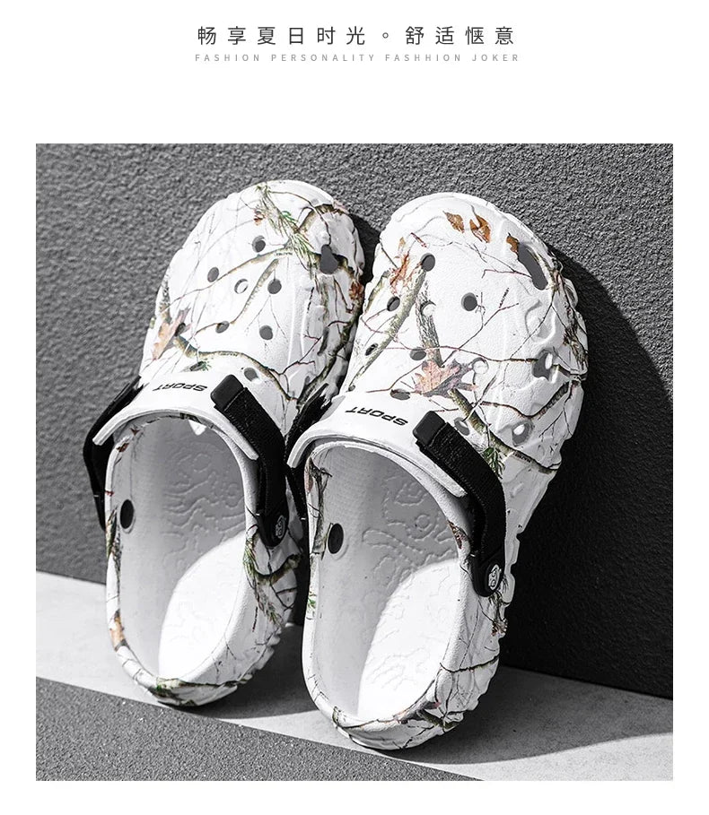 Men's Garden Platform Sandals Slippers