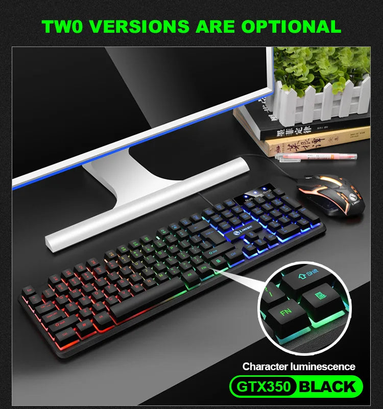 Illuminated keyboard & Mouse
