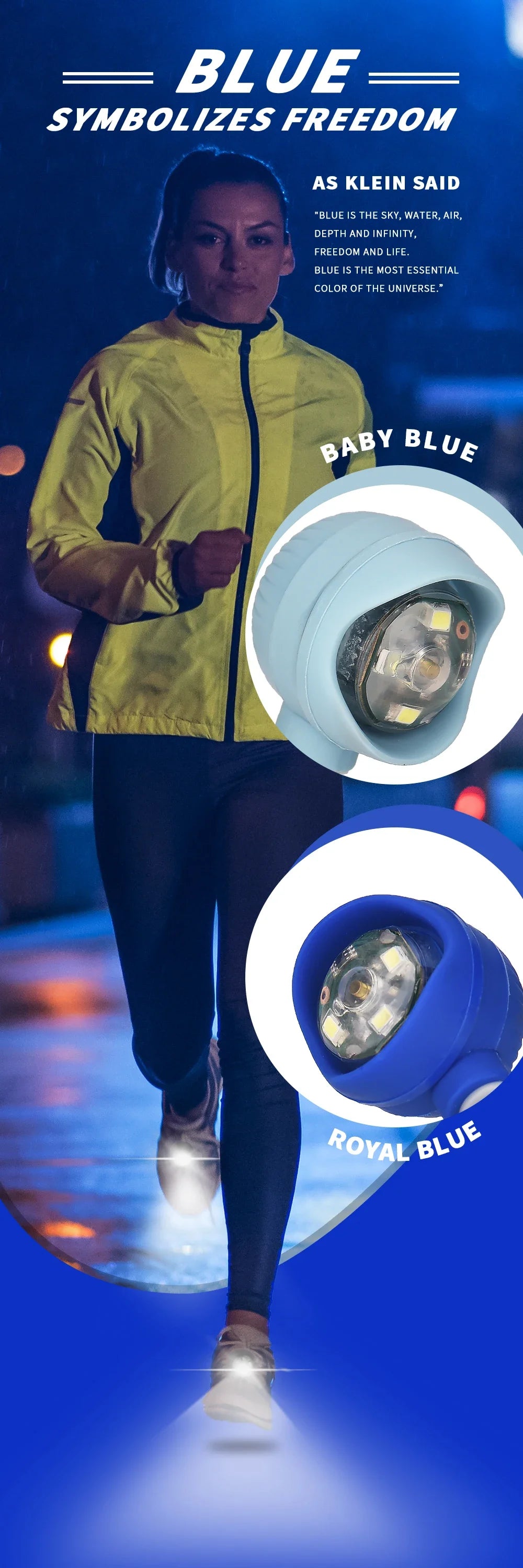 2Pcs/Set LED Shoe Light