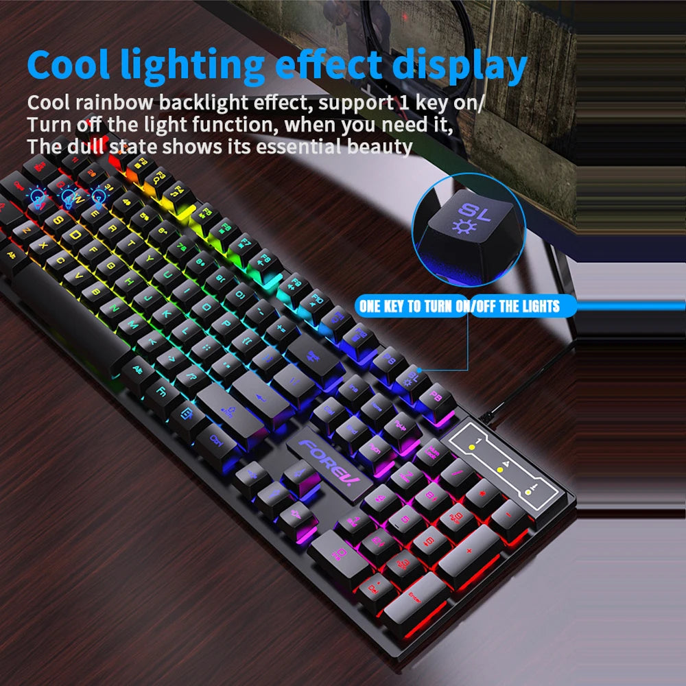 104 Keys Wired Gaming Keyboard