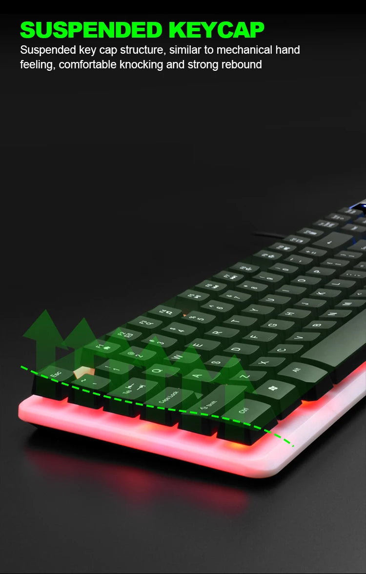 Illuminated keyboard & Mouse