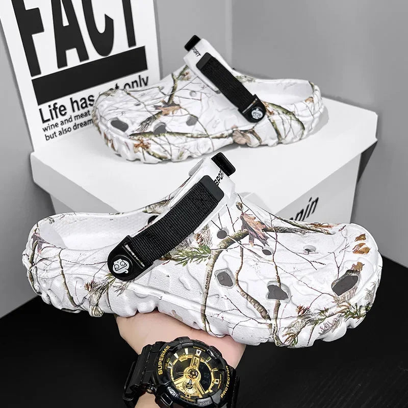 Men's Garden Platform Sandals Slippers