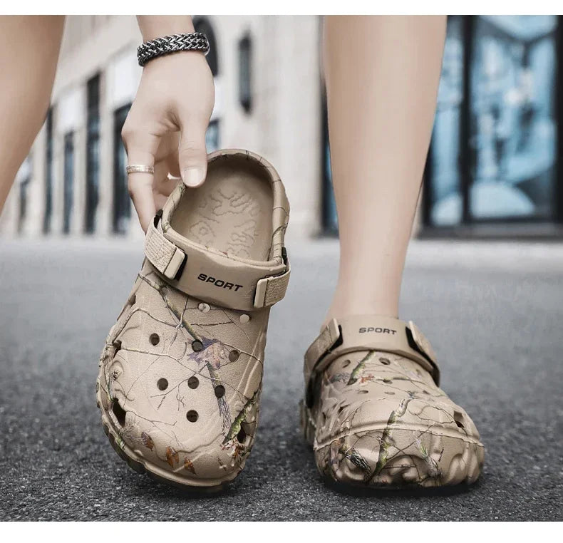 Men's Garden Platform Sandals Slippers