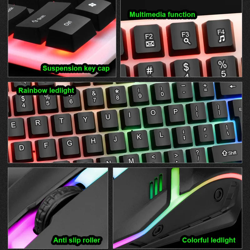 Illuminated keyboard & Mouse