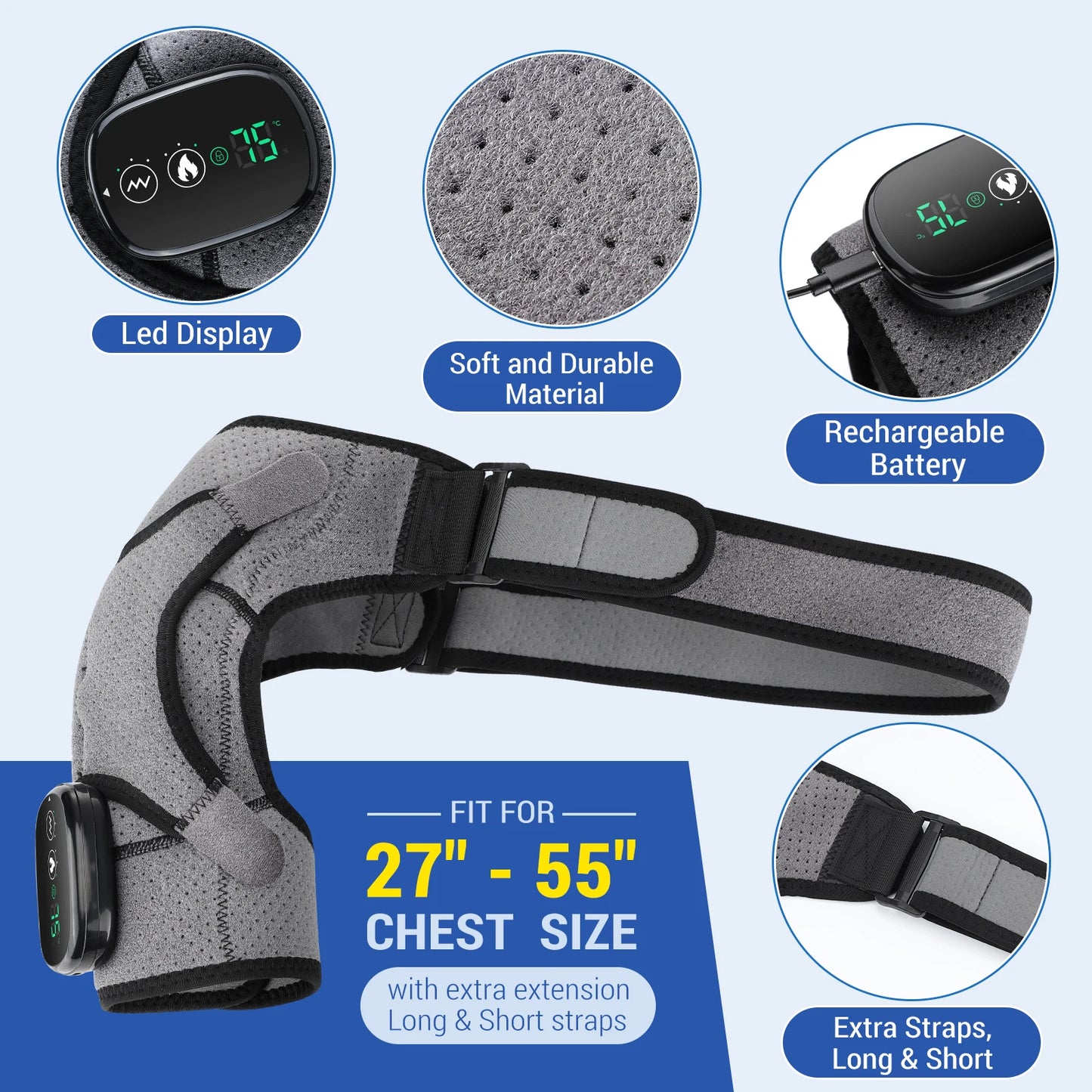 Heating Arm Shoulder Massage Belt
