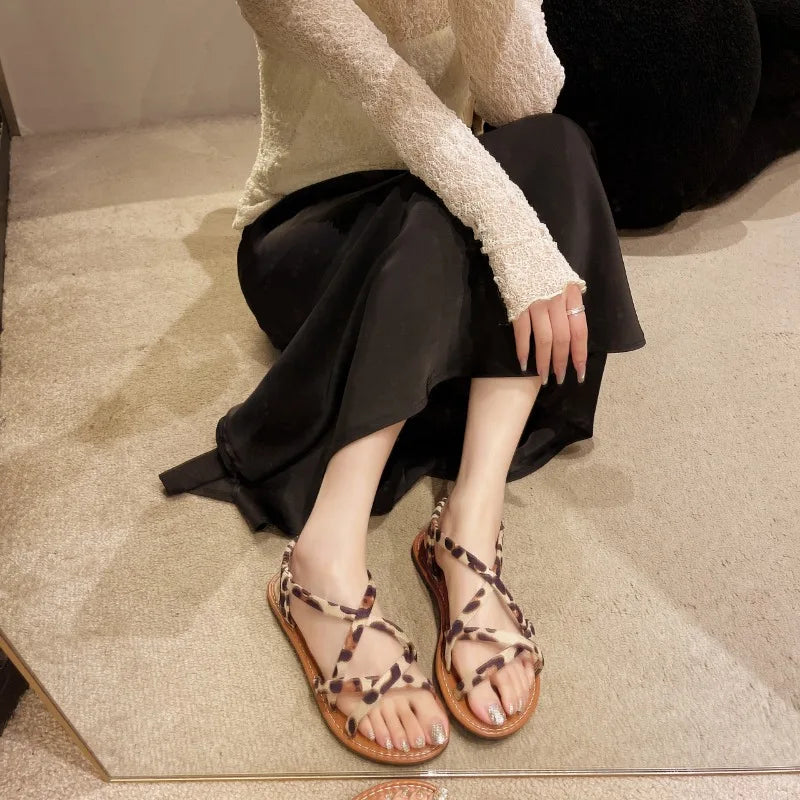 Flats Leopard Women's Cozy Casual Shoes