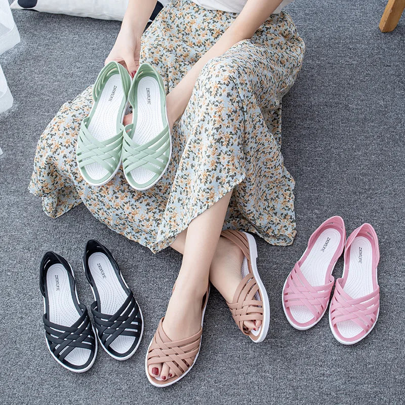 Women's Summer Hollow Outerwear Beach Shoes