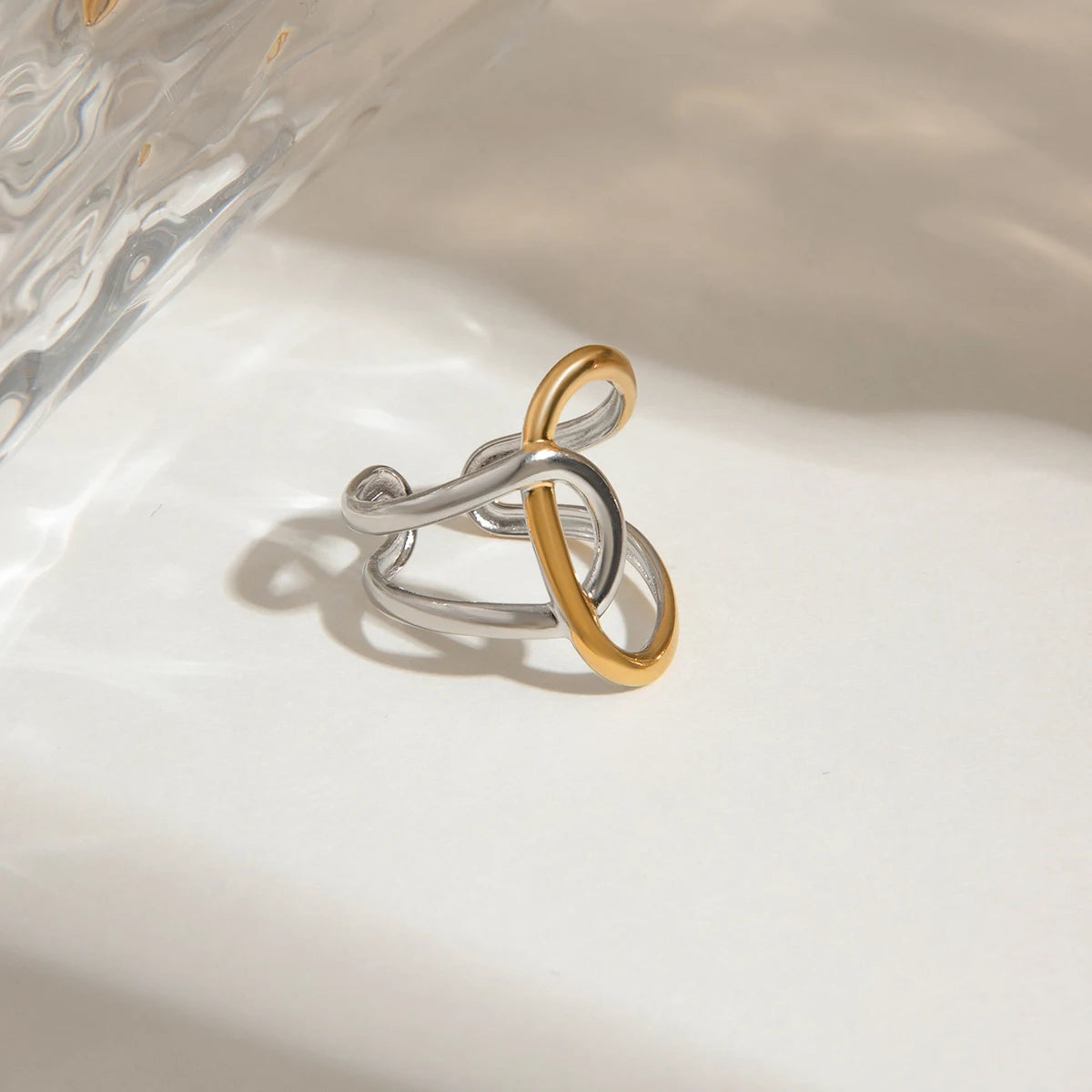Smooth Irregular Women's Open Ring