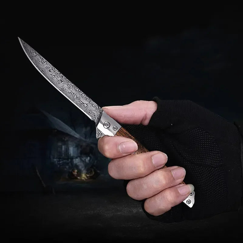 Wood Handle Folding Knife
