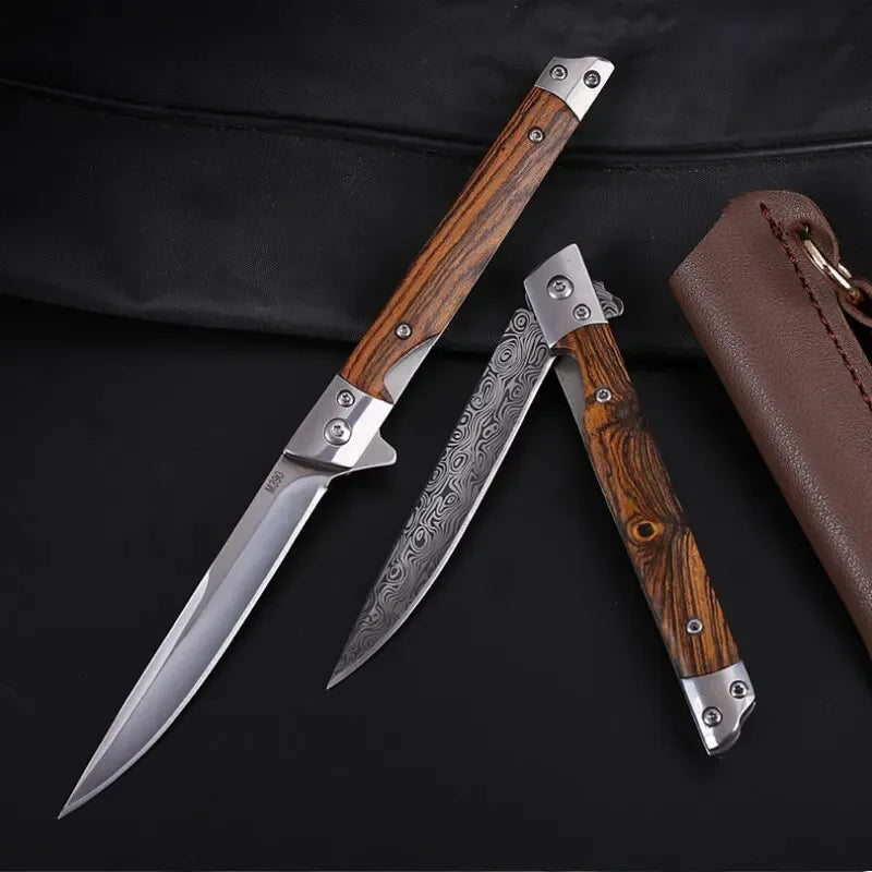 Wood Handle Folding Knife