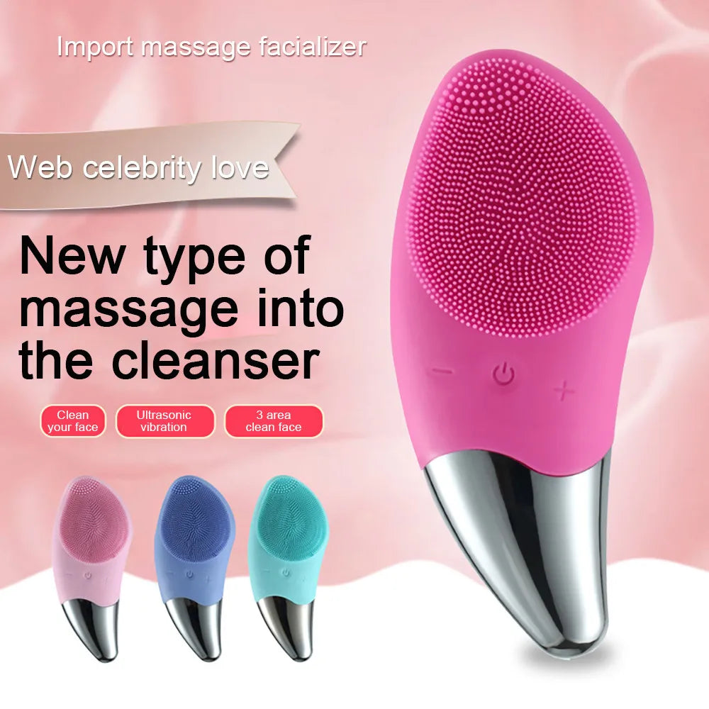 Waterproof Facial Cleansing Brush
