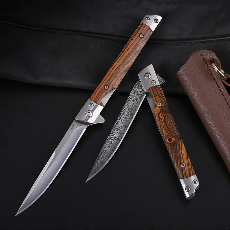 Wood Handle Folding Knife