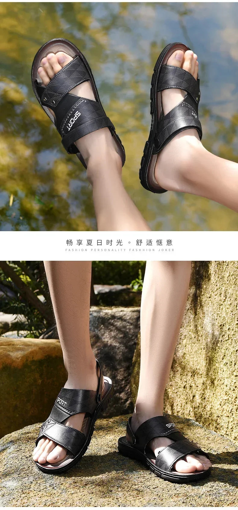 Luxury Slippers for Men Cheap Shoes